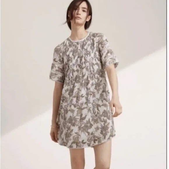 Aritzia Wilfred Black Floral Sonora Dress - size XS - Picture 1 of 4